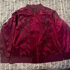 Torrid satin bomber jacket